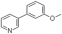 structure of CAS# 4373-67-5, 3-(3-Methoxyphenyl)pyridine