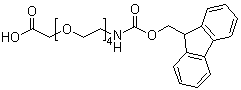 structure of CAS# 437655-95-3, 5,8,11,14-四氧杂-2-氮杂十六碳二酸 1-芴甲基酯