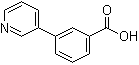 structure of CAS# 4385-77-7, 3-(3-Pyridyl)benzoic acid