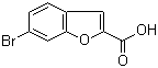 structure of CAS# 439107-94-5, 6-Bromo-1-benzofuran-2-carboxylic acid