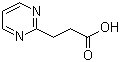 structure of CAS# 439108-20-0, 3-Pyrimidin-2-ylpropionic acid
