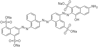 structure of CAS# 4399-55-7, 直接蓝 71