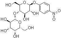 structure of CAS# 4419-94-7, p-Nitrophenyl beta-D-lactoside