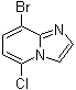 structure of CAS# 442127-52-8, 8-Bromo-5-chloroimidazo[1,2-a]pyridine