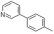 CAS # 4423-09-0, 3-(4-Methylphenyl)pyridine, 3-(p-Tolyl)pyridine, 4-(3-Pyridinyl)toluene, 4-(3-Pyridyl)toluene, 5-(4-Methylphenyl)pyridine