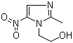 structure of CAS# 443-48-1, 甲硝唑