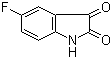 structure of CAS# 443-69-6, 5-Fluoroisatin