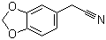 structure of CAS# 4439-02-5, 3,4-(Methylenedioxy)phenylacetonitrile