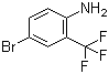 CAS # 445-02-3, 2-Amino-5-bromobenzotrifluoride, 4-Bromo-2-(trifluoromethyl)aniline