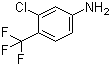 structure of CAS# 445-13-6, 4-Amino-2-chlorobenzotrifluoride