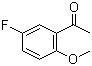 structure of CAS# 445-82-9, 5'-氟-2'-甲氧基苯乙酮