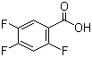 structure of CAS# 446-17-3, 2,4,5-三氟苯甲酸