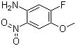 structure of CAS# 446-20-8, 5-氟-4-甲氧基-2-硝基苯胺