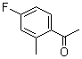 CAS # 446-29-7, 4'-Fluoro-2'-methylacetophenone, 1-(4-Fluoro-2-methylphenyl)ethanone
