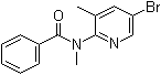 structure of CAS# 446299-80-5, N-(5-Bromo-3-methyl-2-pyridinyl)-N-methylbenzamide