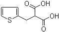 structure of CAS# 4475-24-5, 2-[(Thiophen-2-yl)methyl]malonic acid