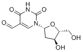 structure of CAS# 4494-26-2, 5-Formyl-2'-deoxyuridine