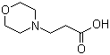 structure of CAS# 4497-04-5, 3-(4-Morpholinyl)propanoic acid