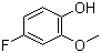 structure of CAS# 450-93-1, 4-Fluoro-2-methoxyphenol