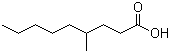 structure of CAS# 45019-28-1, 4-Methylnonanoic acid