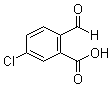 structure of CAS# 4506-45-0, 5-Chloro-2-formylbenzoic acid