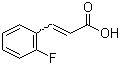 structure of CAS# 451-69-4, 2-Fluorocinnamic acid