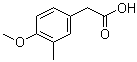 structure of CAS# 4513-73-9, 4-Methoxy-3-methylphenylacetic acid