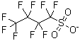 CAS # 45187-15-3, Perfluorobutanesulfonate, 1,1,2,2,3,3,4,4,4-Nonafluoro-1-butanesulfonic acid ion(1-)