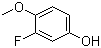 structure of CAS# 452-11-9, 3-Fluoro-4-methoxyphenol