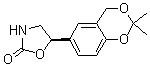 structure of CAS# 452339-73-0, (5R)-5-(2,2-二甲基-4H-1,3-苯并二氧杂环己-6-基)-1,3-恶唑烷-2-酮