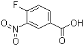 structure of CAS# 453-71-4, 4-氟-3-硝基苯甲酸