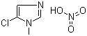 structure of CAS# 4531-53-7, 1-甲基-5-氯咪唑硝酸盐
