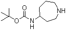 structure of CAS# 454451-28-6, tert-Butyl (azepan-4-yl)carbamate