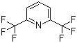 structure of CAS# 455-00-5, 2,6-Bis(trifluoromethyl)pyridine
