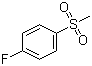 CAS # 455-15-2, 4-Fluorophenyl methyl sulphone, 1-Fluoro-4-(methylsulphonyl)benzene