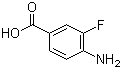 4-Amino-3-fluorobenzoic acid molecular structure (CAS 455-87-8)