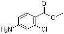 structure of CAS# 46004-37-9, 4-氨基-2-氯苯甲酸甲酯