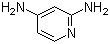 structure of CAS# 461-88-1, 2,4-Diaminopyridine
