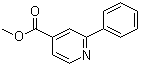 structure of CAS# 4634-14-4, 2-Phenyl-4-pyridinecarboxylic acid methyl ester