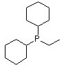 structure of CAS# 46392-44-3, Ethyldicyclohexylphosphine
