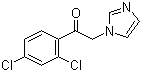 structure of CAS# 46503-52-0, 1-(2,4-Dichlorophenyl)-2-imidazol-1-ylethanone