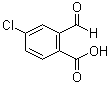 structure of CAS# 4657-56-1, 4-氯-2-甲酰基苯甲酸