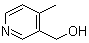 structure of CAS# 4664-27-1, 4-Methyl-3-pyridinemethanol