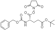 CAS # 4666-16-4, (4S)-5-[(2,5-Dioxo-1-pyrrolidinyl)oxy]-5-oxo-4-[[(phenylmethoxy)carbonyl]amino]pentanoic acid 1,1-dimethylethyl ester