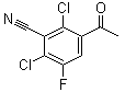 CAS # 466639-57-6, 3-Acetyl-2,6-dichloro-5-fluorobenzonitrile