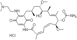 structure of CAS# 467214-21-7, 阿螺旋霉素盐酸盐