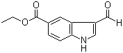 structure of CAS# 467458-46-4, 3-醛基-1H-吲哚-5-甲酸乙酯