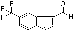 structure of CAS# 468718-16-3, 5-(三氟甲基)-1H-吲哚-3-甲醛