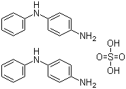 CAS 登录号：4698-29-7, 4-氨基二苯胺硫酸盐