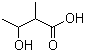 CAS # 473-86-9, 2-Methyl-3-hydroxybutyric acid, 3-Hydroxy-2-methylbutyric acid